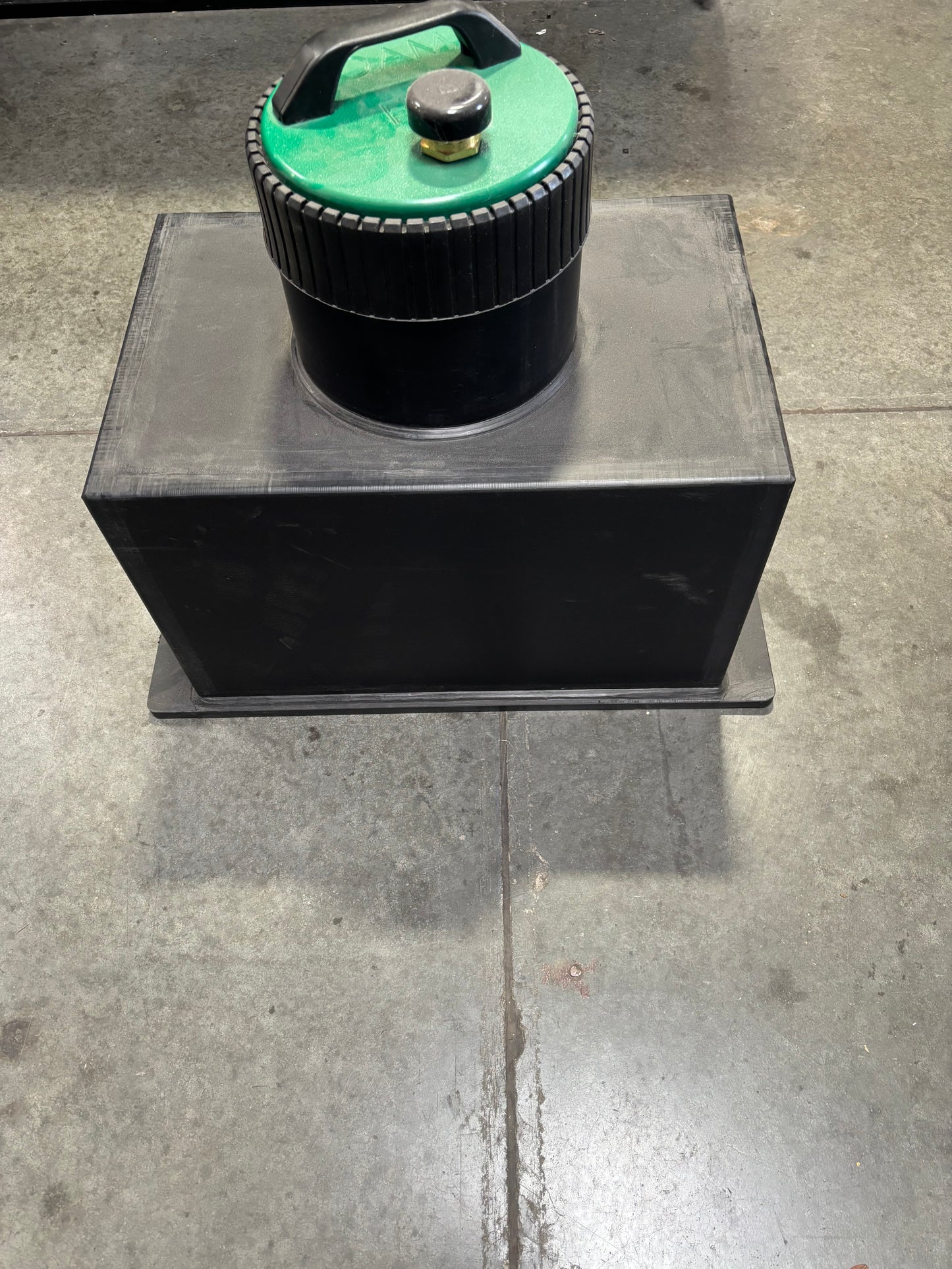 Troy 10 Gallon Black Molded Polyethylene Tank