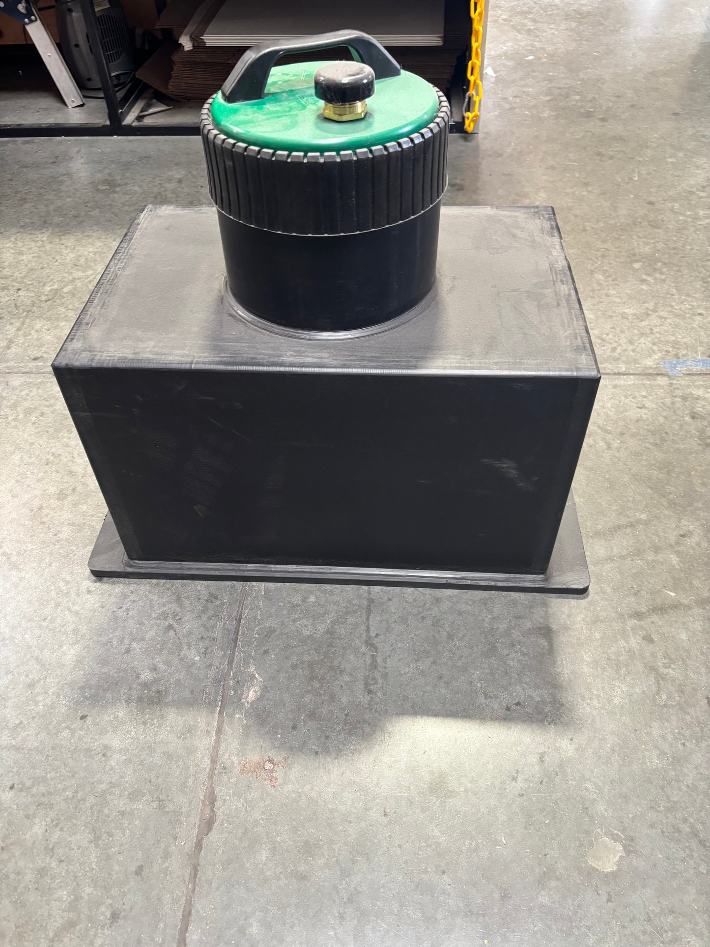 Troy 10 Gallon Black Molded Polyethylene Tank