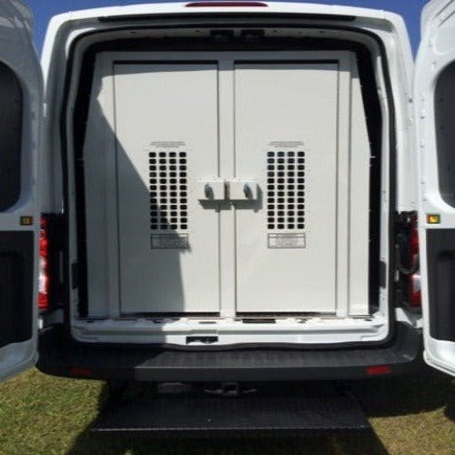 American Aluminum Inmate Transport Module - 2015 Transit High Roof, 3 Compartments- EXTENDED LENGTH New